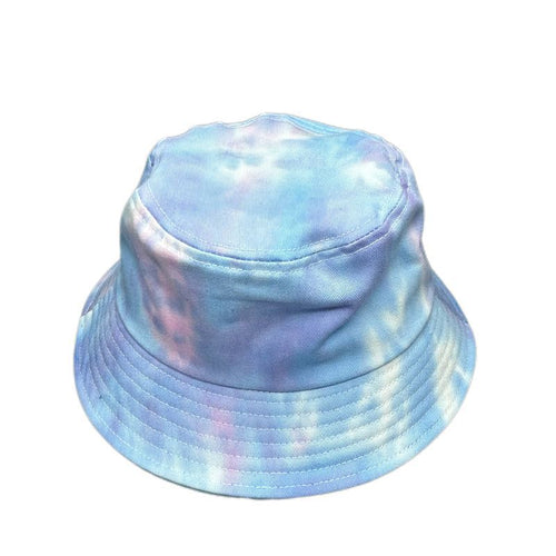 49-color printed tie-dyed fisherman's hat, outdoor et hat, graffiti double-sided basin hat